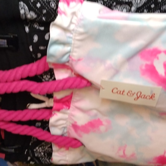 Cat & Jack canvas tie dye tote bag New - Picture 5 of 17